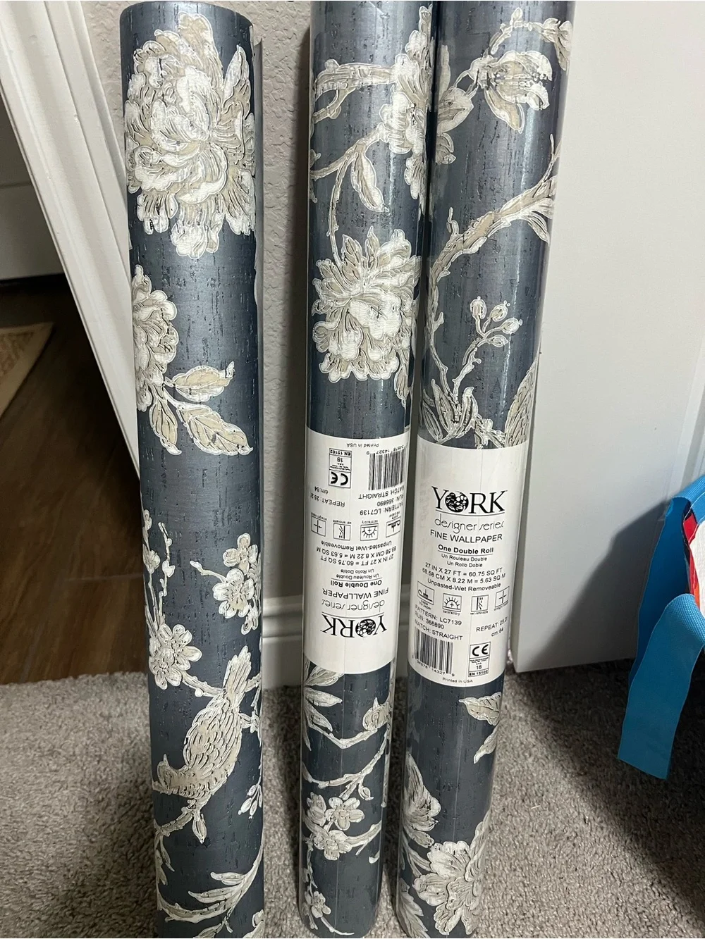 York Ronald Redding Organic Cork Prints LC7139 Equinox Wallpaper